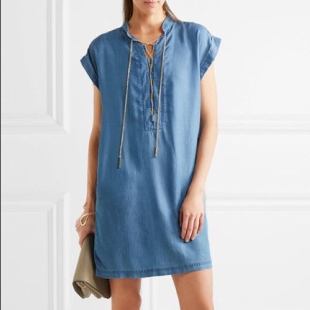 Michael Kors Chain Lace Up Dress
